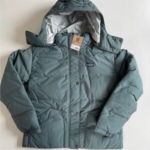 Patagonia down drift puffer coat (women’s medium)
